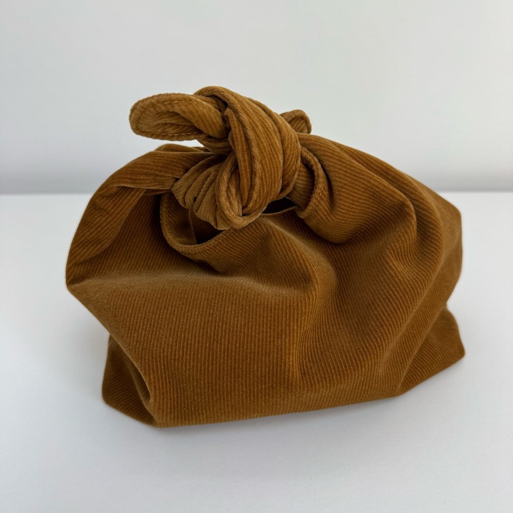 Merit Beauty The Signature Cosmetic Bag Corduroy Tie Top - Picture 5 of 12
